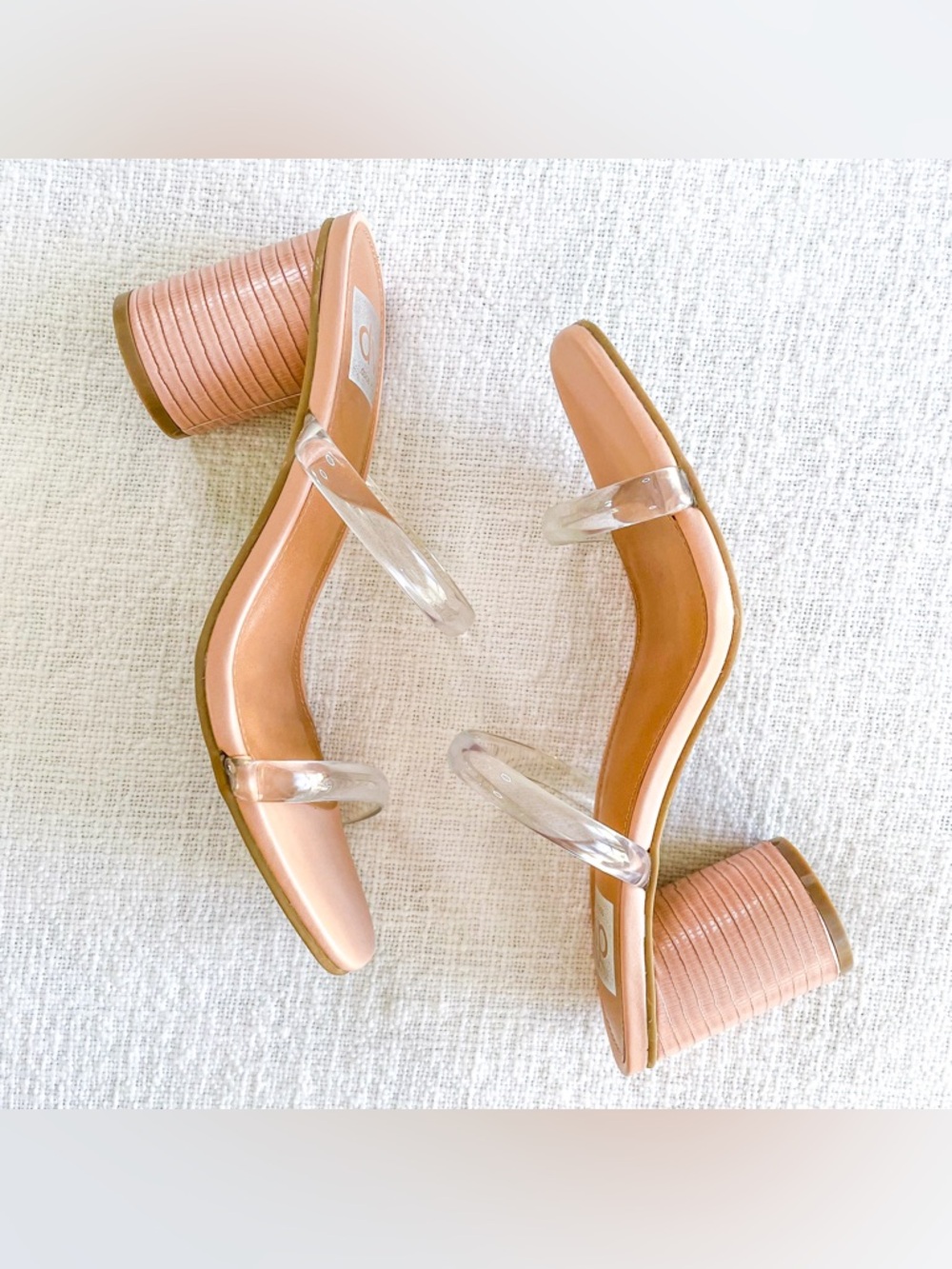 Dolce Vita neutral strappy heels. - Picture 7 of 13
